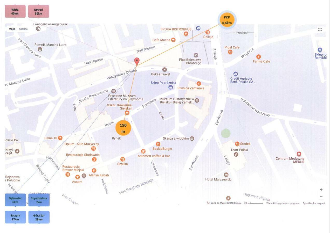 Apartamenty Orkana 别尔斯克-比亚拉 外观 照片